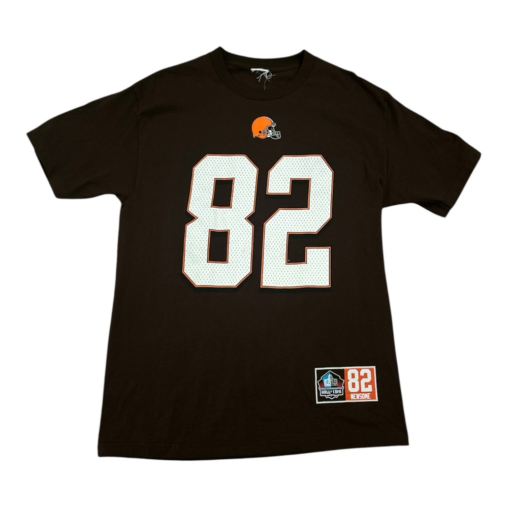 Ozzie Newsome Cleveland Browns Hall of Fame Football Jersey T-Shirt Size Large